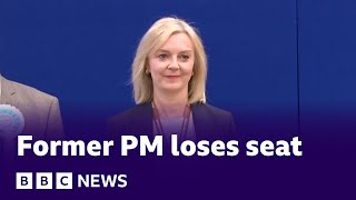 Moment former PM Liz Truss loses seat in UK general election  BBC News [upl. by Joby]