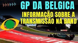 F1 2023  CLASSIFICAÇÃO DO GP DA BELGICA  BAND IRÁ TRANSMITIR NO SITE E NO APP  FORMULA 1 [upl. by Nosila60]