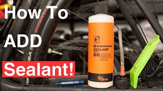 How To Add Sealant To Your Tubeless Tires 4k [upl. by Merchant]