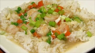 Shrimp with Lobster Sauce  Chinese Food Recipe [upl. by Howe646]