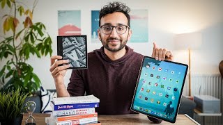 My Favourite Tech for Reading Books  Kindle vs iPad vs Books vs Audiobooks [upl. by Inad]