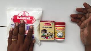 Washing Soda Vs Baking Soda Vs Baking Powder  Tamil [upl. by Bell]