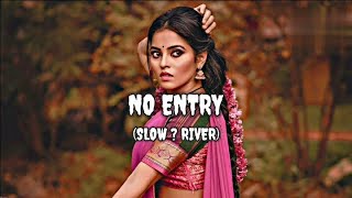 ❤️ NO ENTRY ❤️SLOW SONG ❤️HINDI SONG ❤️DJ SLOW REMIX ❤️SLOW RIVER SONG ❤️ [upl. by Massimiliano]