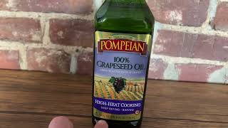 Pompeian 100 Grapeseed Oil  Honest Reveiw [upl. by Lainey]