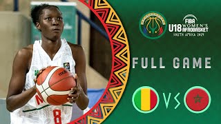 Group Phase  Mali v Morocco  Full Basketball Game  FIBA U18 Womens AfroBasket 2024 [upl. by Ydak]