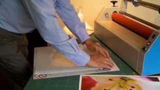 How to laminate a photo onto an Acrylic sheet [upl. by Tollman]