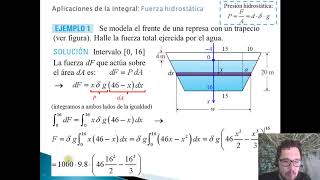 AM1 Clase30d Fuerza hidrostatica ejemplo [upl. by Jedediah]