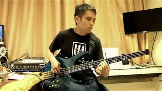 Level 42 quotLove gamesquot Mark King Bass cover [upl. by Alehc]