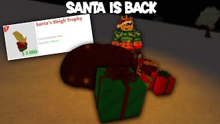 SANTA IS BACK IN BLOXBURG AND HOW TO GET THE TROPHY 12TH HIDDEN ELF [upl. by Kowalski]