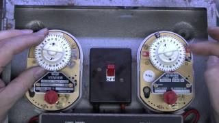 Multi Room Heating Timer Control Box 1969 [upl. by Ariik110]