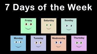 Days of the Week Song 7 Days of the Week Song [upl. by Doherty]