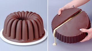 A Collection OF CAKE Oddly Satisfying Chocolate Cake You Never Seen  Awesome Cake Decorating Ideas [upl. by Etteniotna]