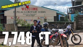 ANG PINAKAMATAAS NA MABABANG PAARALAN SA PILIPINAS  NAG MOTOR KAMI SA MT PULAG [upl. by Fadil]