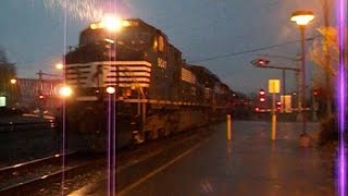 NORFOLK SOUTHERN RAILFANNING NS TRAINS 349 amp 350 IN RALEIGH NC ON 4915VIDEO 394 [upl. by Eynahpets985]