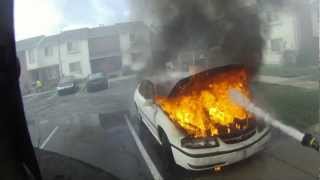 How to quickly and Professionally extinguish a car fire [upl. by Derfiniw609]