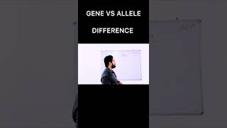 Gene vs allele difference shorts viral trending genetics music biology youtubeshorts [upl. by Nashom]