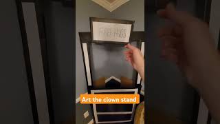 DIY Art the clown stand for the haunted house [upl. by Hedda940]