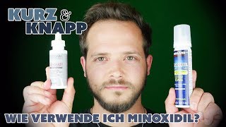 Wie verwende ich Minoxidil [upl. by Hadnama49]