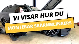 Byter till dynamiska blinkers BMW E91 [upl. by Nalek]