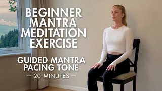 Beginner Mantra Meditation  Free Alternative  Guided Mantra Tone with Tranquil Ambience [upl. by Constancy991]