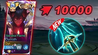 FINALLY NEW ITEM DYRROTH 100 BROKEN😱🔥  BEST 1 HIT BUILD DYRROTH 2024 [upl. by Erodoeht]