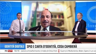 Intervista del Sottosegretario Butti a SkyTg24 sul nuovo sistema It Wallet [upl. by Ardnuaet]