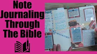 Note Journaling Bible FlipThrough with Shalon [upl. by Onfre633]