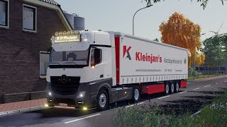 FS22 Bringing Potatos To The New Processing Warehouse With The Mercedes [upl. by Milinda897]