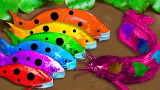 Top 5 Episodes Crocodiles Hunt Colorful Koi Catfish Primitive Cooking Eels  Stop Motion ASMR CoCo [upl. by Enilec]