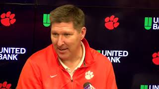 No 8 UNC 65 No 16 Clemson 55 Brad Brownell postgame [upl. by Akiehs257]