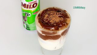 HOW TO MAKE DALGONA MILO 🍫 IN 5 MINUTES [upl. by Elvina657]