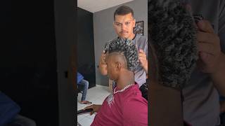 luzes no cabelo crespo part 2 barber luzes cabelo barbershop fade brasilbarbers lowfade [upl. by Valeta]