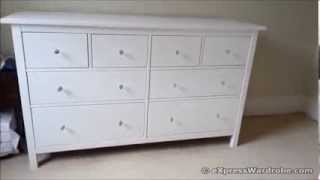 IKEA Chest Of Drawers with Crystal Glass Knobs [upl. by Terrilyn399]