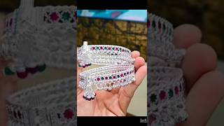 Latest design silver anklets 😍😍 trending poojasharma381 shorts youtubeshorts viralvideo [upl. by Georgi488]