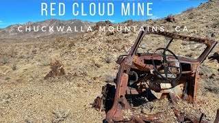 Red Cloud Mine  off road exploring in the Chuckwalla Mountains [upl. by Thera337]