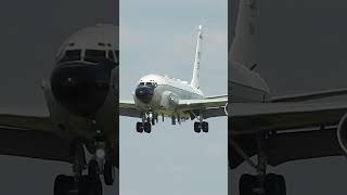 🇺🇸 USAF Heavies landing at Fairford AirTattoo KC135 RivetJoint Aviation pilot flight 🇺🇸 [upl. by Mcquoid354]