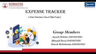 Expense Tracker  Data Structures based mini project  C Programming [upl. by Elyl]