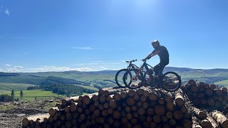 Few mtb trails in Innerleithen [upl. by Omissam]