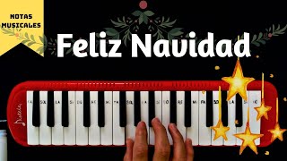 Tutorial  Cómo tocar quotFeliz Navidadquot en tu Melódica [upl. by Serolod727]