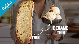 Sourdough Ice Cream🍨 Unique and Incredibly Delicious  Special Recipe of a Private Club in London [upl. by Nalced]