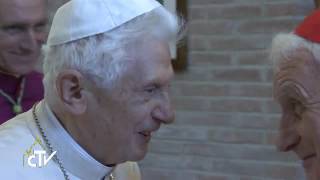 Papa Francesco e i nuovi cardinali da Benedetto XVI [upl. by Marin]