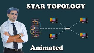 What is Star Topology  Star Topology full explanation  Star Network Topology in UrduHindi [upl. by Emorej]