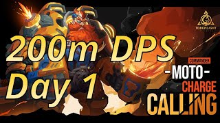 200m Dps Charge Calling Moto  Day 1 Build Summary [upl. by Morville]