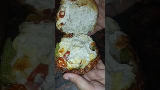 Dominos Premium Burger 🍔 Pizza 🍕 ytshorts dominos dominospizza dominosburgerpizza burgerpizza [upl. by Nevuer]