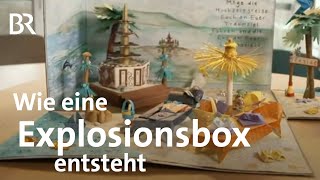 Explosionsbox Kleine Welten aus Papier  Origami und Basteln  Wir in Bayern  BR [upl. by Freeman]