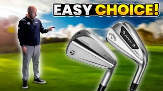 Callaway Apex Ai200 v’s TaylorMade P790  Iron Head to Head [upl. by Lapo]