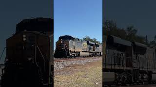 CSX L743 Passes Folkston Winterwatch [upl. by Mij333]