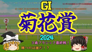 2024 菊花賞 を予想していくよ【適性よりも実力】 [upl. by Erlewine]