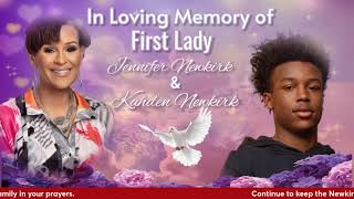 Memorial Service for First Lady Jennifer Newkirk amp Kahden Newkirk [upl. by Flint901]