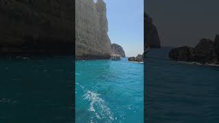 boat trip to Shipwreck zakynthos greece [upl. by Bena]